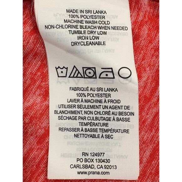 NWT-  PRANA Tank Top Size Medium - "Revere" - Heathered Red - Picture 4 of 5